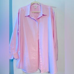 Light pink button-down shirt